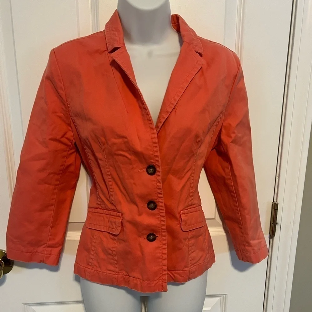 Old Navy Coral Blazer Jacket Size M